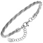 Preview: Armband verschlungen 925 Sterling Silber 20 cm Silberarmband