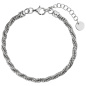 Preview: Armband verschlungen 925 Sterling Silber 20 cm Silberarmband