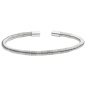 Preview: Armspange / offener Armreif 925 Sterling Silber 17 cm Armband Silberarmband