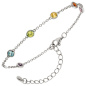Preview: Armband 925 Sterling Silber 7 Zirkonia 19,5 cm