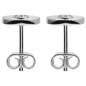 Preview: Ohrstecker 925 Sterling Silber 14 Zirkonia Ohrringe Silberohrringe