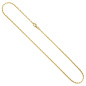 Preview: Ankerkette 333 Gold Gelbgold massiv diamantiert 2,0 mm 45 cm Kette Halskette