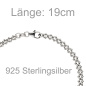 Preview: Armband 925 Sterling Silber 19 cm