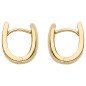 Preview: Creolen 333 Gold Gelbgold Ohrringe Goldcreolen Goldohrringe