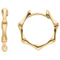 Preview: Creolen 333 Gold Gelbgold Ohrringe Goldcreolen Goldohrringe
