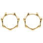 Preview: Creolen 333 Gold Gelbgold Ohrringe Goldcreolen Goldohrringe