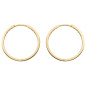 Preview: Creolen 333 Gold Gelbgold Ohrringe Goldcreolen Goldohrringe