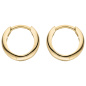 Preview: Creolen 333 Gold Gelbgold Ohrringe Goldcreolen Goldohrringe