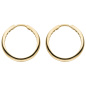 Preview: Creolen 333 Gold Gelbgold Ohrringe Goldcreolen Goldohrringe