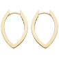 Preview: Creolen 333 Gold Gelbgold Ohrringe Goldcreolen Goldohrringe