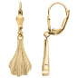 Preview: Ohrhänger 333 Gold Gelbgold Ohrringe Boutons Goldohrringe