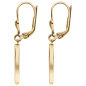 Preview: Ohrhänger 333 Gold Gelbgold 24 Zirkonia Ohrringe Boutons Goldohrringe