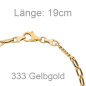 Preview: Armband 333 Gold Gelbgold 19 cm Goldarmband