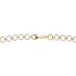 Preview: Armband 585 Gold Gelbgold Weißgold bicolor 19 cm