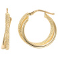 Preview: Creolen 585 Gold Gelbgold Ohrringe Goldcreolen Goldohrringe