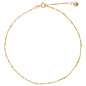 Preview: Fußkettchen mit Kugel 333 Gelbgold 25 cm Federring