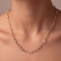 Preview: Collier 925 Sterling Silber vergoldet 45 cm