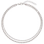 Preview: Collier Halskette Kugeln 925 Sterling Silber 44 cm Silberkette