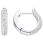Preview: Creolen 925 Sterling Silber 62 Zirkonia Ohrringe