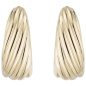 Preview: Creolen 925 Sterling Silber vergoldet Ohrringe