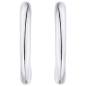 Preview: Creolen Herz 925 Sterling Silber Ohrringe