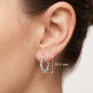 Preview: Creolen Kugeln 925 Sterling Silber Ohrringe