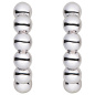 Preview: Creolen Kugeln 925 Sterling Silber Ohrringe