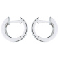 Preview: Creolen 925 Sterling Silber 16 Zirkonia Ohrringe