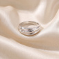 Preview: Damen Ring breit 925 Sterling Silber Silberring