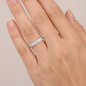 Preview: Damen Ring 925 Sterling Silber 20 Zirkonia Silberring