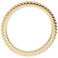Preview: Damen Ring 925 Sterling Silber vergoldet ca. 49 Zirkonia rundum Silberring