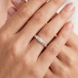Preview: Damen Ring 925 Sterling Silber 18 Zirkonia Silberring