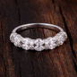 Preview: Damen Ring 925 Sterling Silber 40 Zirkonia Silberring