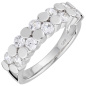 Preview: Damen Ring 925 Sterling Silber 10 Zirkonia Silberring