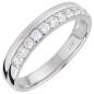 Preview: Damen Ring 925 Sterling Silber 11 Zirkonia Silberring