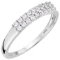 Preview: Damen Ring 925 Sterling Silber 18 Zirkonia Silberring