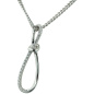 Preview: Anhänger Schleife 925 Sterling Silber 26 Zirkonia Silberanhänger