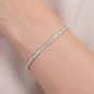 Preview: Armband Tennisarmband 925 Sterling Silber 84 Zirkonia 19 cm