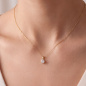 Preview: Anhänger Solitär 585 Gelbgold 1 Lab-Grown-Diamant Brillant 0,50 ct