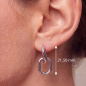 Preview: Creolen 925 Sterling Silber Silberohrringe