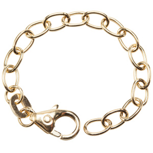 Preview: Verlängerungskette 333 Gold Gelbgold 7 cm Karabiner Kettenverlängerung