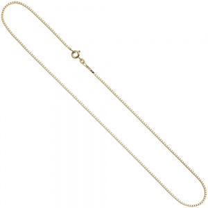 Venezianerkette 585 Gelbgold 1,5 mm 45 cm Gold Kette Halskette Goldkette