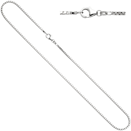 Preview: Venezianerkette 925 Silber 1,8 mm 60 cm Halskette Kette Silberkette Karabiner