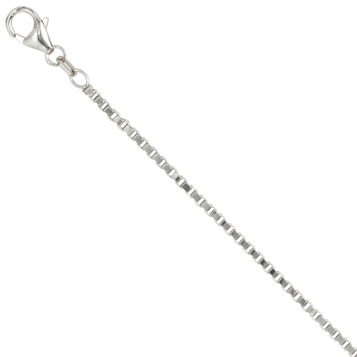 Venezianerkette 925 Silber 1,8 mm 60 cm Halskette Kette Silberkette Karabiner