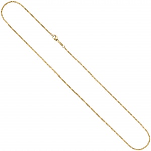 Erbskette 333 Gelbgold massiv 2,5 mm 45 cm Gold Kette Halskette Goldkette