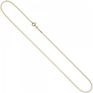 Venezianerkette 333 Gelbgold 1,5 mm 50 cm Gold Kette Halskette Goldkette