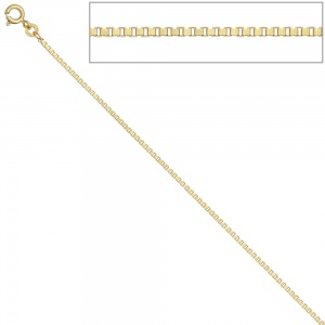 Venezianerkette 333 Gelbgold 1,5 mm 50 cm Gold Kette Halskette Goldkette