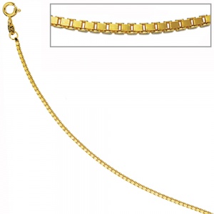 Venezianerkette 333 Gelbgold 1,5 mm 50 cm Gold Kette Halskette Goldkette