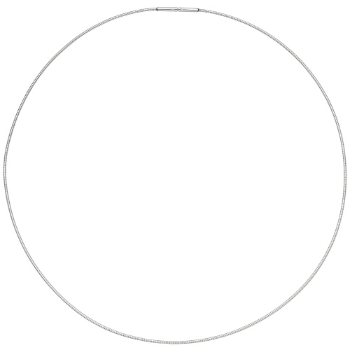 Halsreif Edelstahl 1,0 mm 42 cm Halskette Kette