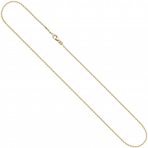 Ankerkette 585 Gelbgold diamantiert 1,6 mm 40 cm Gold Kette Halskette Goldkette